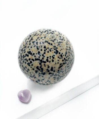 Jaspis Dalmatiner - Kugle - UNIKA