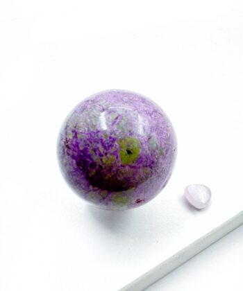 Stichtit i Serpentin - Kugle - UNIKA