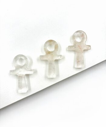 Ankh på hvid baggrund